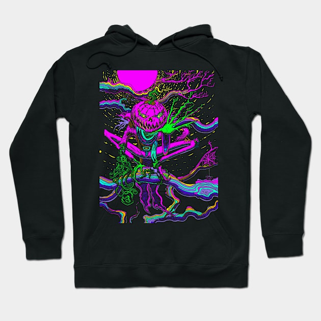 trippy halloween Hoodie by Moonjelly88